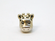 Sterling Silver Cow Pandora Bracelet Charm Bead Vintage c2000