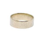 Sterling Silver Plain Wedding Band Ring Modern c2000 Size N 1/2