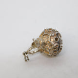 Sterling Silver Opening Wine Jug Charm Pendant Vintage c1970