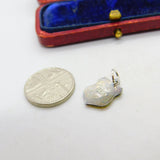 Sterling Silver and Enamel Balmoral Travel Shield Charm Pendant Vintage c1970