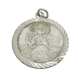 Georg Jensen Sterling Silver St Christopher Pendant Vintage c1970
