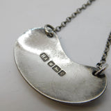 Edwardian Sterling Silver Sherry Decanter Label Antique 1908 Sheffield