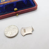 Sterling Silver & Enamel Mildenhall Charm Pendant Vintage c1970