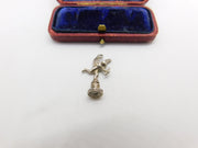 Sterling Silver Cupid Archer Charm Pendant Vintage c1970