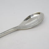 Dutch Silver Plated Christening Child's Spoon Antique 1947 Art Deco