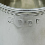 George I Britannia Silver Heraldic Christening Mug Tankard Antique 1717 London