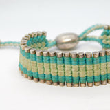 Links of London Sterling Silver Fabric Cartridge Bracelet Vintage 2009 Edinburgh