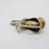 Sterling Silver Champagne Ice Bucket Charm Pendant Vintage c1970