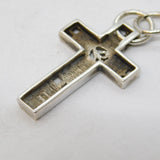 Sterling Silver Rennie Mackintosh Style Cross Pendant Vintage c1970s