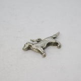 Sterling Silver Retriever Dog Charm Pendant Vintage c1970