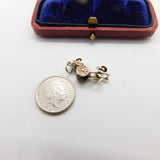 Sterling Silver Cycle Rickshaw Charm Pendant Vintage c1970