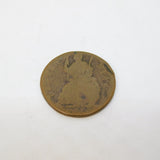 King Charles II AE Farthing Coin 1670s Antique Worn Condition Spink 3394