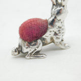 Sterling Silver Cast Bunny Rabbit Pin Cushion Vintage London