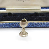 Sterling Silver Wine Goblet Charm Pendant Vintage c1970