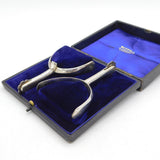 WW1 Henry Maxwell, London Boxed Set of Cavalry Riding Spurs Antique c1915