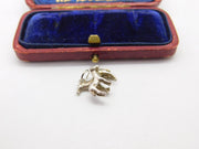 Sterling Silver Horse and Foal Charm Pendant Vintage c1970