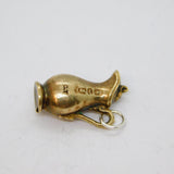 Victorian Sterling Silver Gilt Jug Or Pitcher Charm Antique 1877 Birmingham