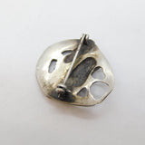 Art Deco Sterling Silver Horse Racing Brooch Pin Antique c1920s