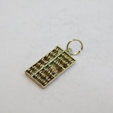 Sterling Silver Abacus Charm Pendant Vintage c1970s
