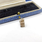 Sterling Silver Traditional Cash Register Charm Pendant Vintage c1970
