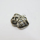 Sterling Silver Theatre Mask Charm Pendant Vintage c1970