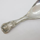 William IV Sterling Silver Kings Pattern Tea Caddy Spoon Antique George Unite