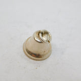 Sterling Silver Bell Charm Pendant Vintage c1970s