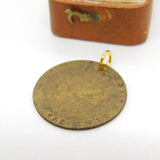 Georgian Base Metal Guinea Style Novelty Gaming Counter Pendant Fob 1790 Antique