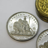 Queen Victoria & Prince Albert Royal Wedding Complete Medal Set Antique 1840