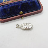 Sterling Silver Scottish Sporran Charm Pendant Vintage c1970