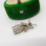 Sterling Silver Windmill Charm Pendant Vintage c1970