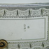 Victorian Sterling Silver Anglo-Indian Officers Military Crossbelt Antique 1898