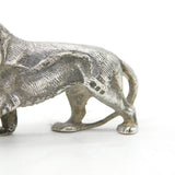 Cast Sterling Silver Walking Lion Figurine Ornament Vintage 1969 London