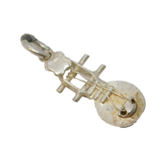 Sterling Silver Banjo Guitar Charm Pendant Vintage c1970