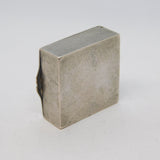 19th Century Chinese .800 Grade Silver Floral Pill Box Antique c1880s