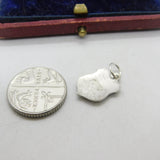 Sterling Silver and Enamel Cockinton Forge Shield Charm Pendant Vintage c1970