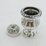 Georgian Indian Colonial Sterling Silver Salt Shaker Antique c1820 Calcutta