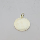 Sterling Silver Taurus The Bull Horoscope Symbol Charm Pendant Vintage c1970