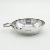 Edwardian Sterling Silver Elizabeth I Coin Set Wine Taster Dish Antique London