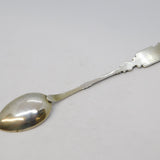 German .800 Silver & Enamel Hamburg Terminal Teaspoon Antique c1920
