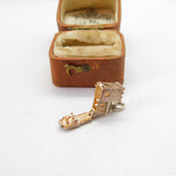 Sterling Silver Wedding in the Church Charm Pendant Vintage c1970
