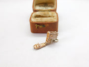 Sterling Silver Wedding in the Church Charm Pendant Vintage c1970