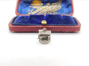 Sterling Silver Wishing Well Good Luck Charm Pendant Vintage c1970