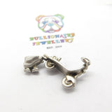 Sterling Silver Openable Vespa Motorbike Charm Vintage c1970
