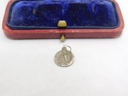 Sterling Silver St Christopher Travel Charm Pendant Vintage c1970