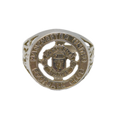 Sterling Silver Manchester United Football Club Signet Ring Vintage c1990s