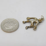 Sterling Silver Monkey Charm Pendant Vintage c1970s
