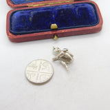 Sterling Silver Aquarius the Water Carrier Charm Pendant Vintage c1970