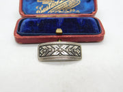 Soviet Union Sterling Silver Brooch Cross Form Vintage c1970 KK8