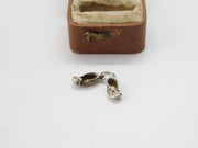Sterling Silver Dancing Shoes Charm Pendant Vintage c1970